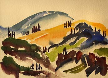 Toscana Aquarell